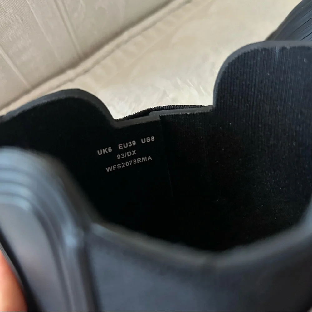 NEW 🆕 Women's Original Chelsea Boots rain boots black women size 8 euro 39